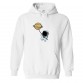 Cute Astronaut Unisex Classic Kids and Adults Pullover Hoodie